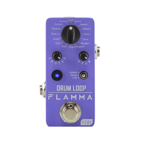 Flamma® FC01 Looper 20mm + 8 Grooves de Batterie